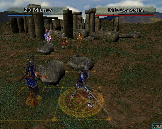 Image in-game du jeu Heroes of Might and Magic - Quest for the Dragon Bone Staff sur Sony Playstation 2