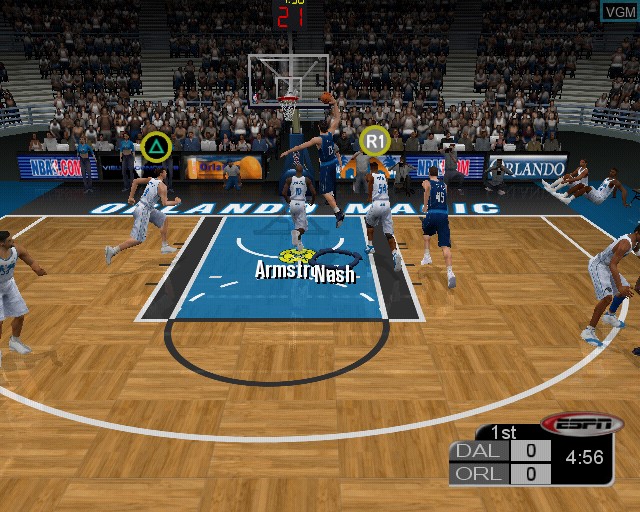 Image in-game du jeu NBA 2K3 sur Sony Playstation 2