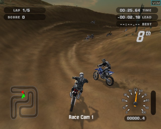 Image in-game du jeu MX Unleashed sur Sony Playstation 2