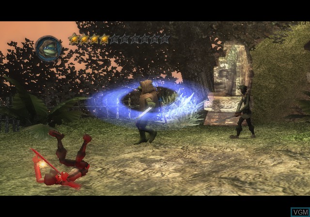 Image in-game du jeu TMNT sur Sony Playstation 2