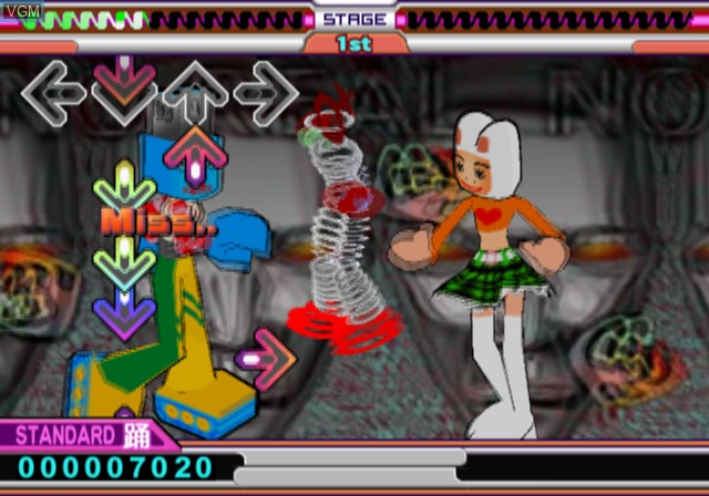 Image in-game du jeu Dance Dance Revolution Party Collection sur Sony Playstation 2