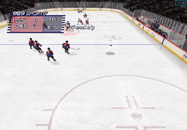 Image in-game du jeu NHL FaceOff 2001 sur Sony Playstation 2