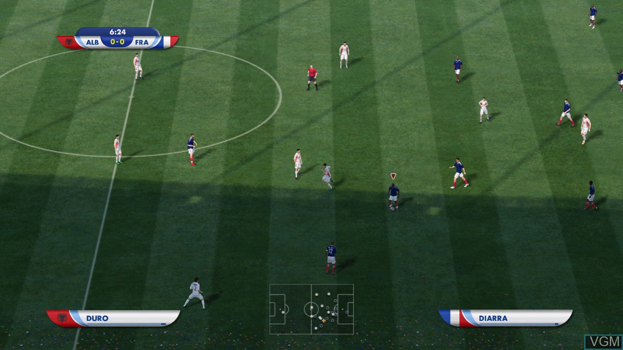 Image in-game du jeu 2010 FIFA World Cup South Africa sur Sony Playstation 3