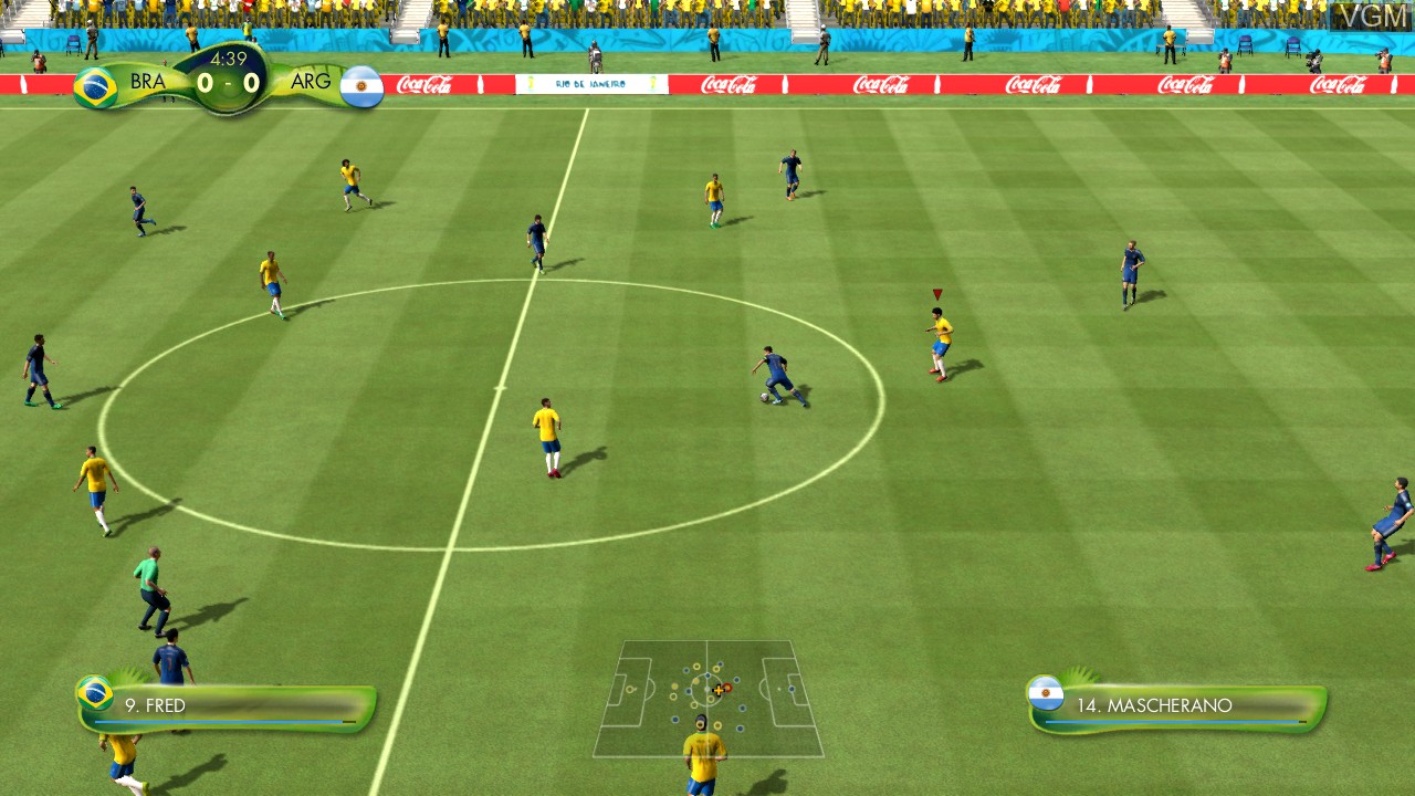 Image in-game du jeu 2014 FIFA World Cup Brazil sur Sony Playstation 3