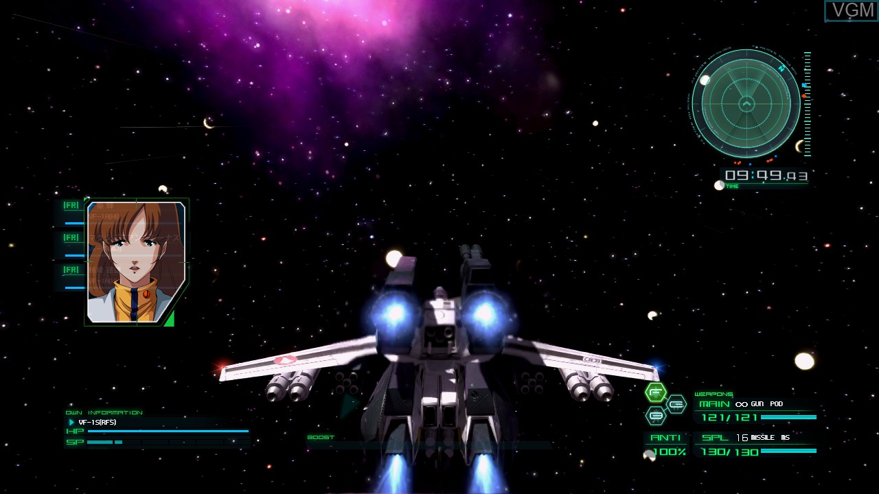 Image in-game du jeu Choujikuu Yousai Macross - Ai Oboete Imasu ka - Hybrid Pack sur Sony Playstation 3