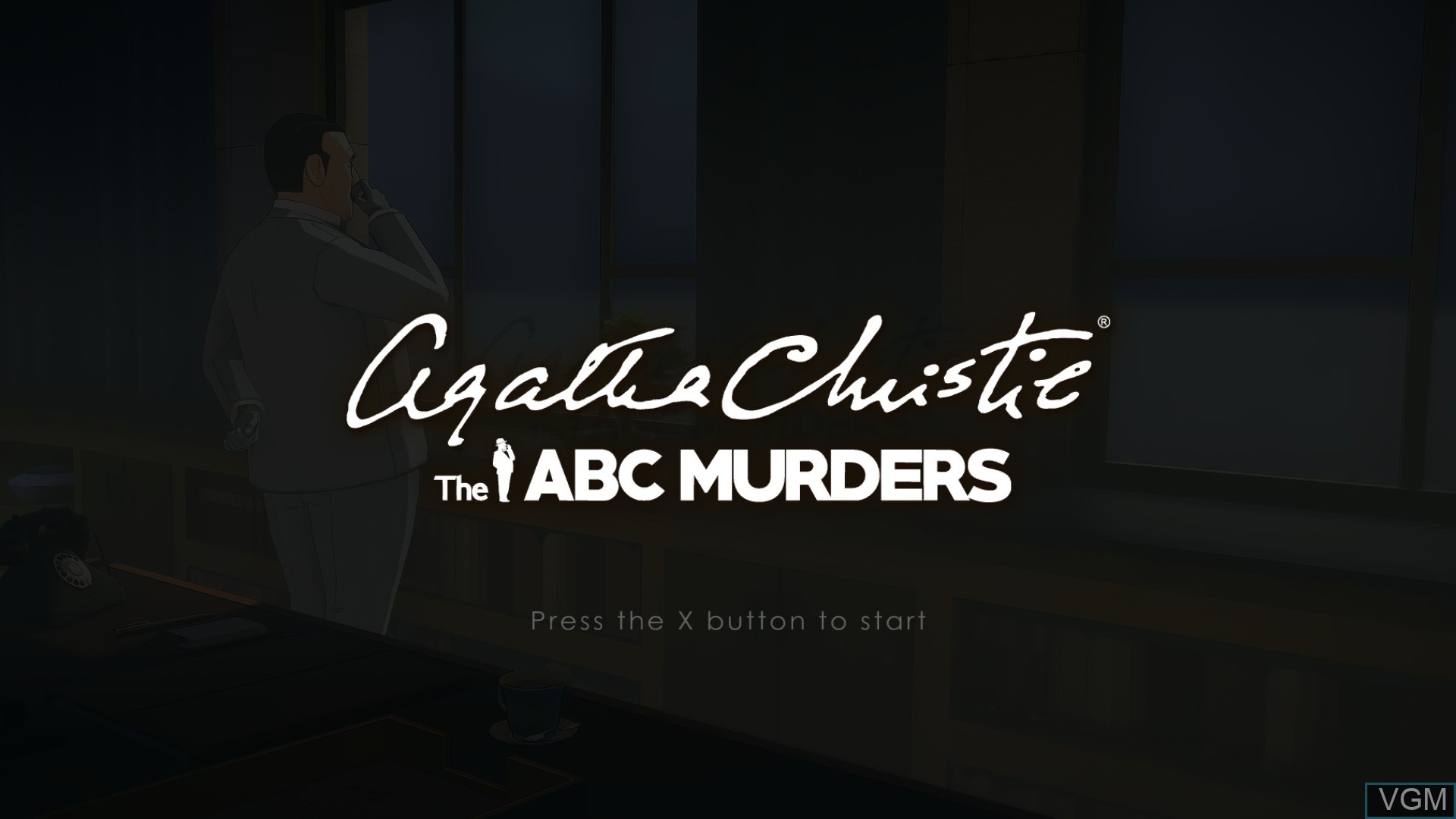 Image de l'ecran titre du jeu Agatha Christie - The ABC Murders sur Sony Playstation 4