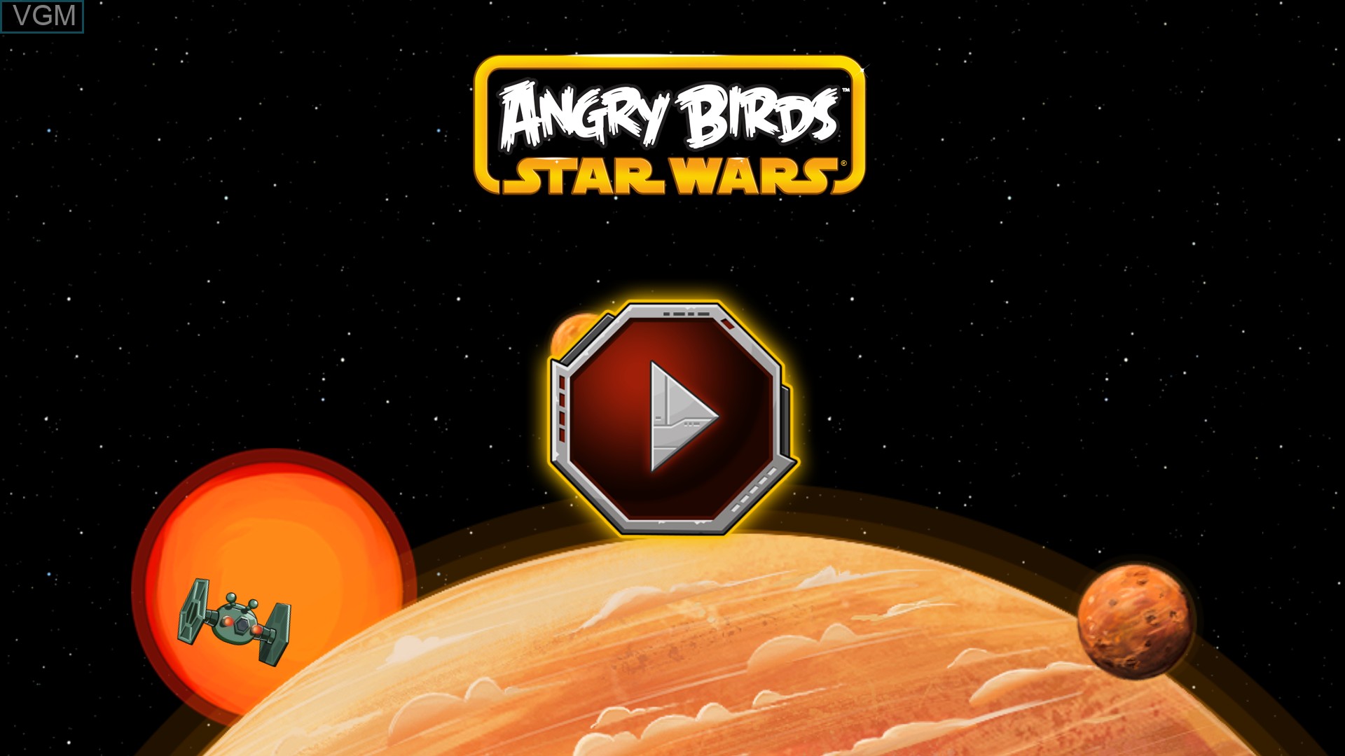 Image de l'ecran titre du jeu Angry Birds Star Wars sur Sony Playstation 4