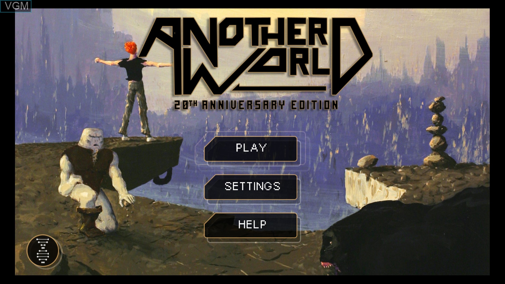 Image de l'ecran titre du jeu Another World - 20th Anniversary Edition sur Sony Playstation 4