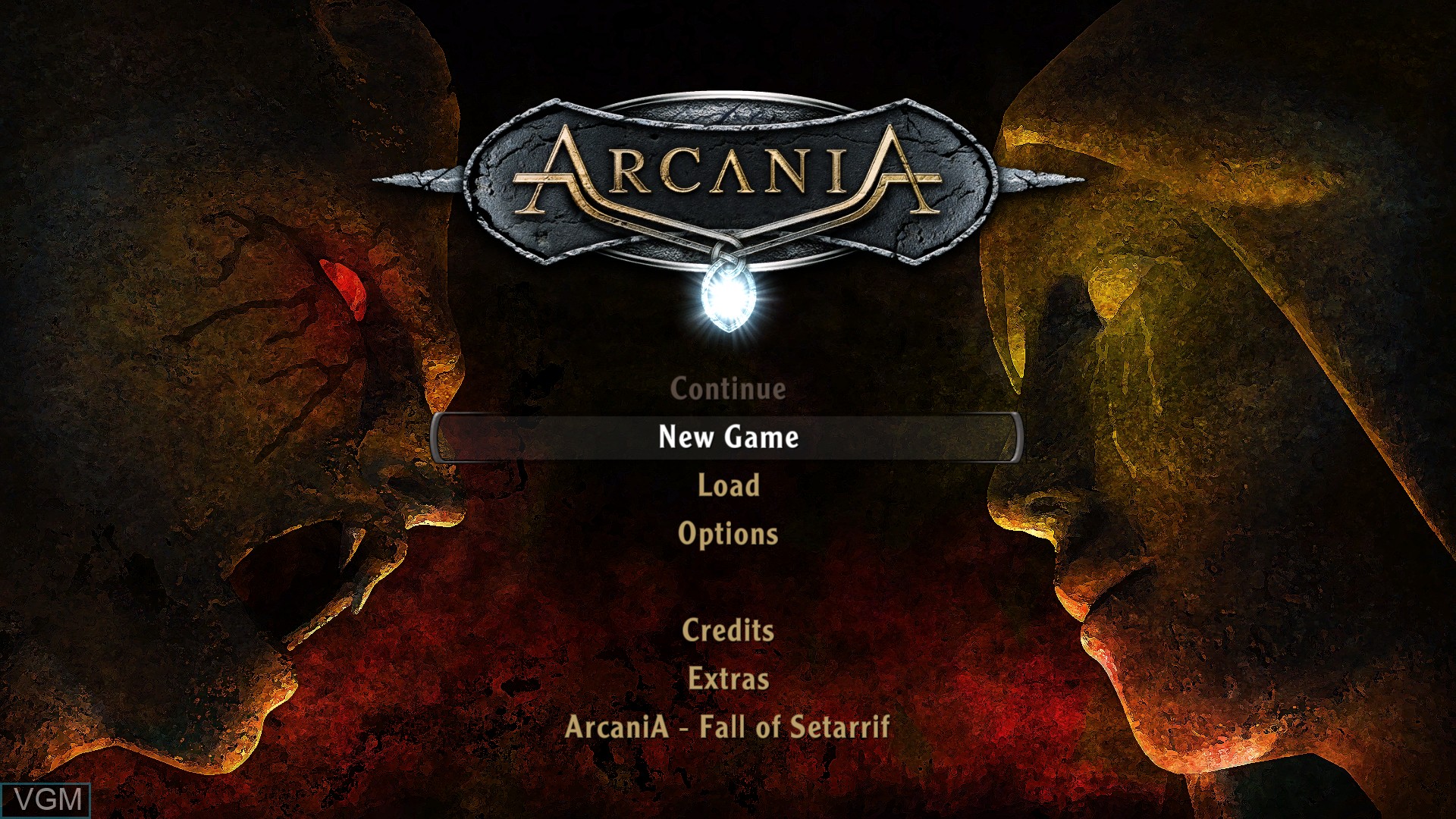 Image de l'ecran titre du jeu Arcania - The Complete Tale sur Sony Playstation 4