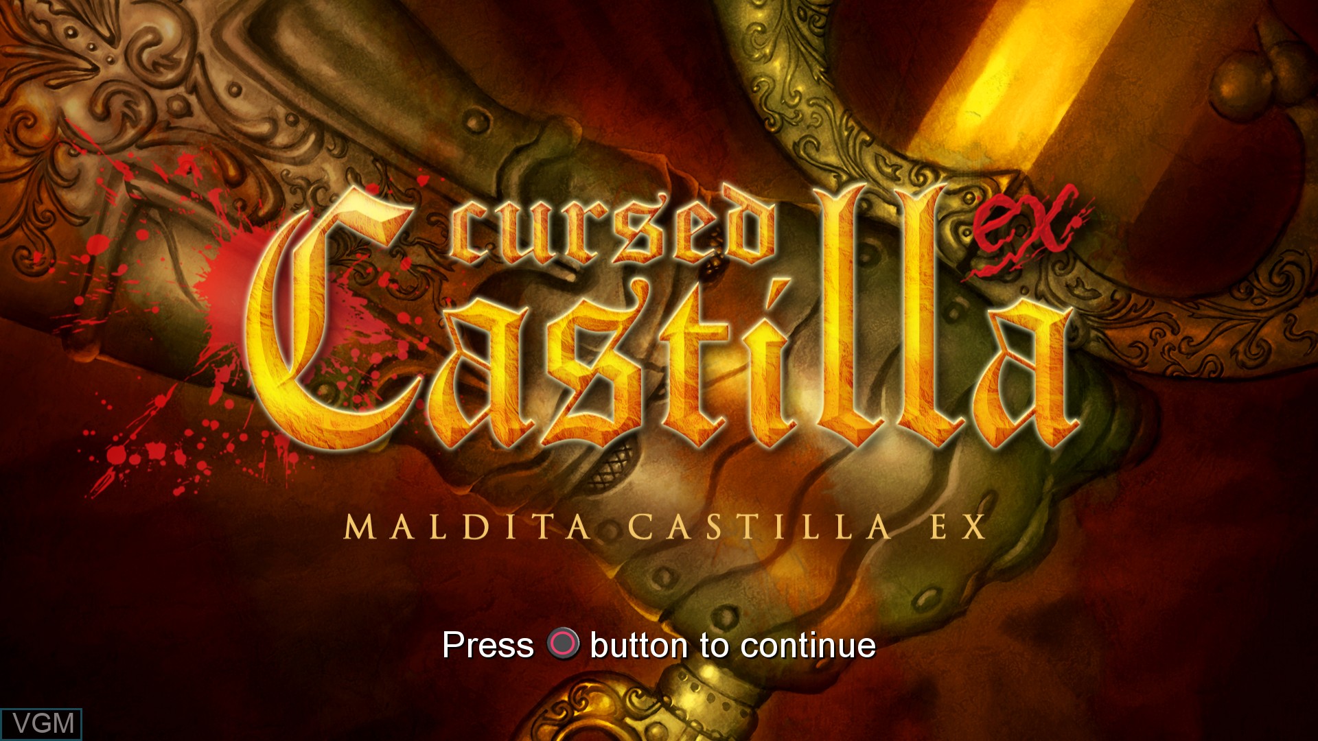 Image de l'ecran titre du jeu Maldita Castilla EX - Cursed Castilla sur Sony Playstation 4