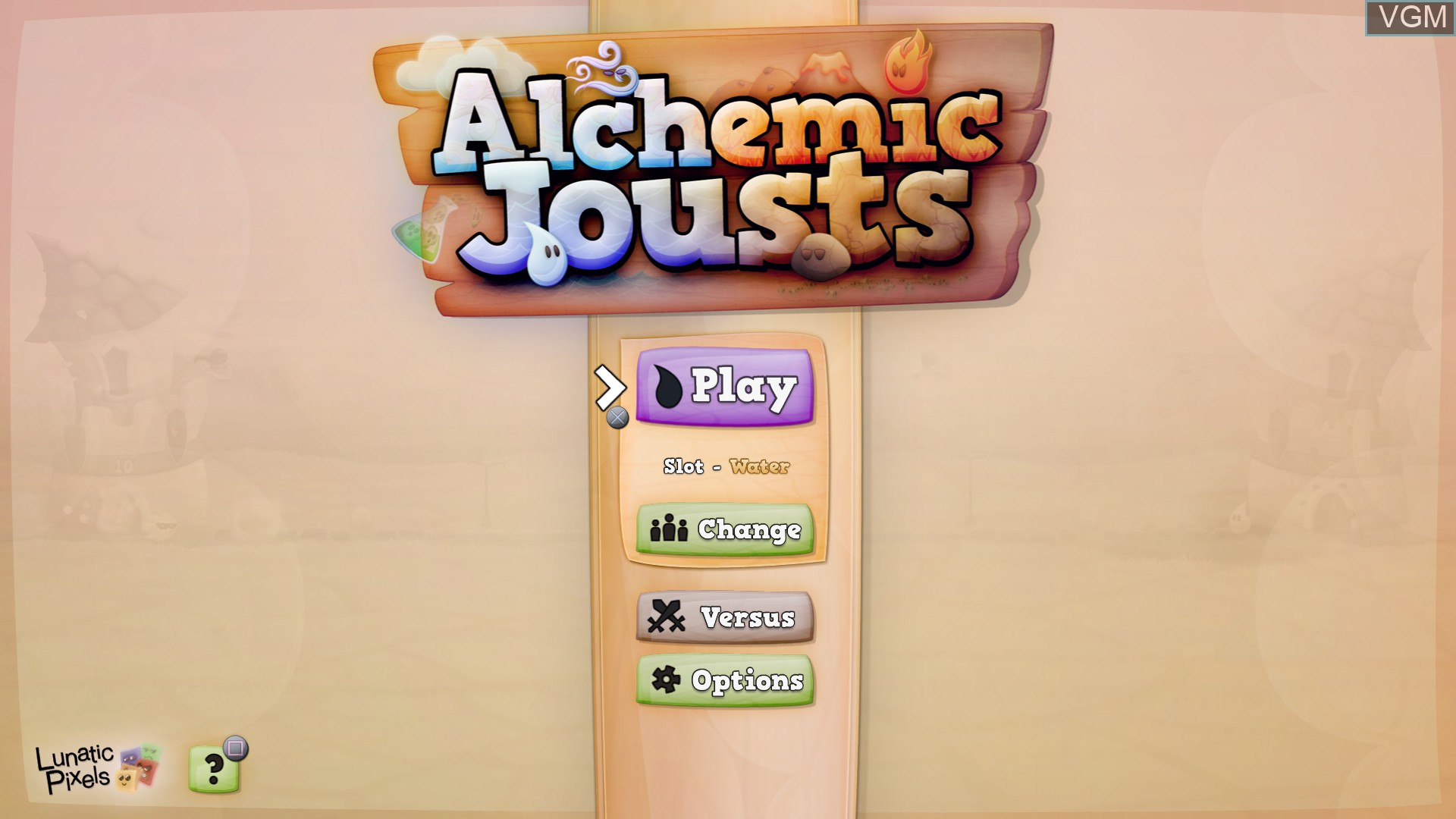 Image du menu du jeu Alchemic Jousts sur Sony Playstation 4
