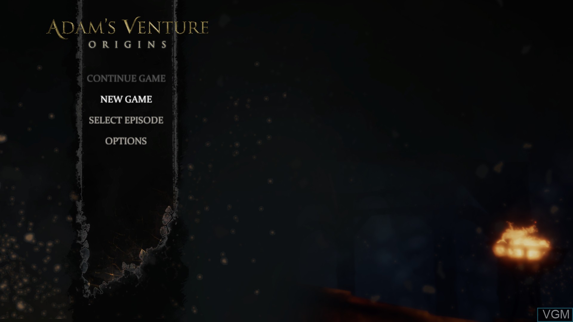 Image du menu du jeu Adam's Venture - Origins sur Sony Playstation 4