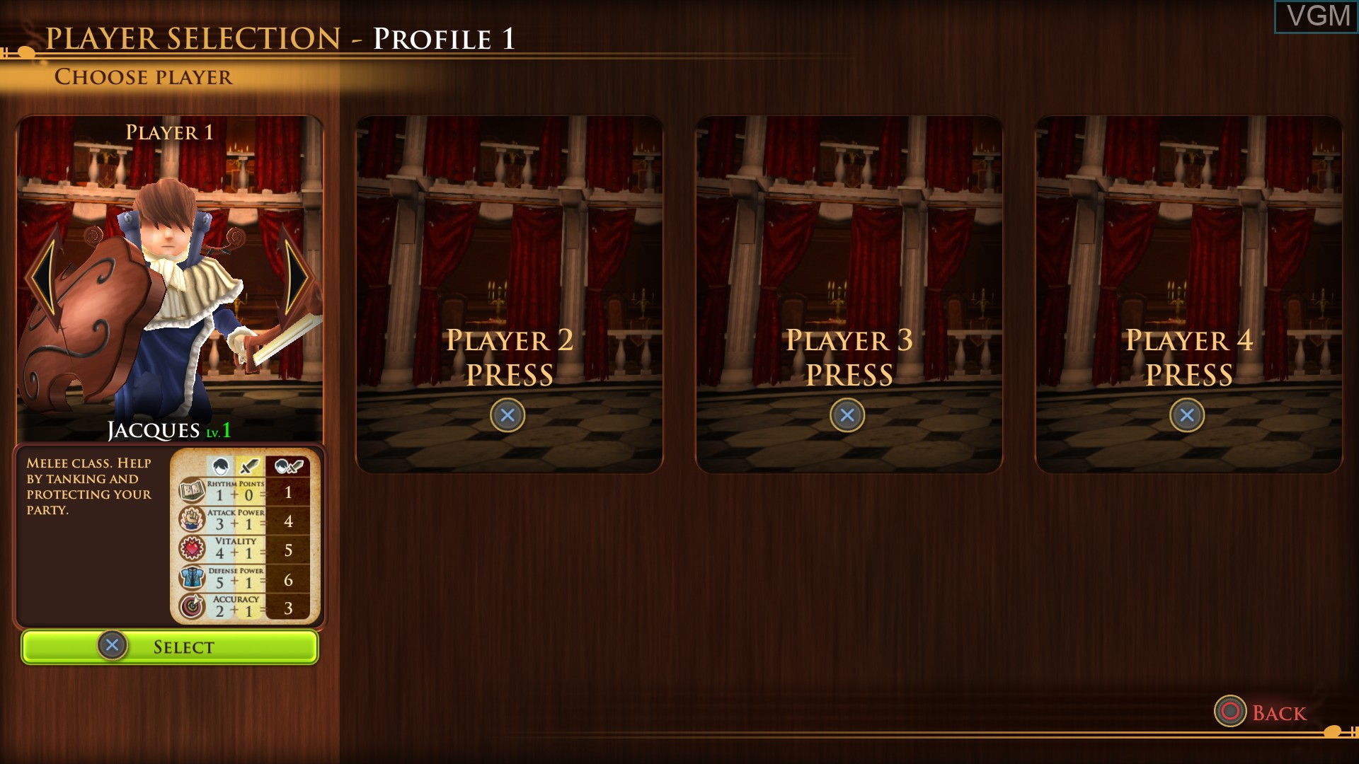 Image du menu du jeu AereA sur Sony Playstation 4