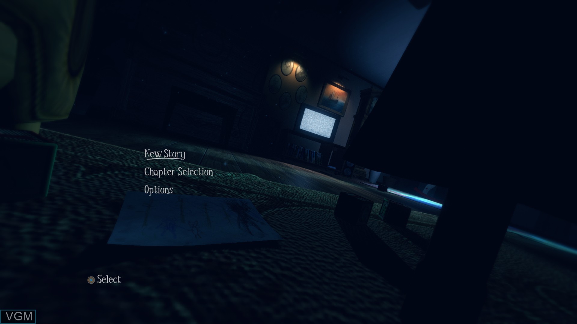 Image du menu du jeu Among the Sleep sur Sony Playstation 4