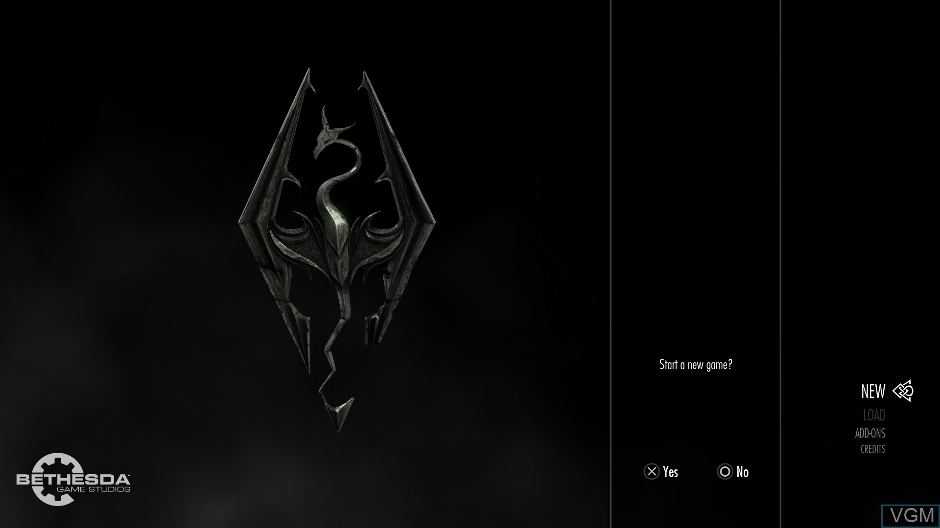 Image du menu du jeu Elder Scrolls V, The - Skyrim Anniversary Edition sur Sony Playstation 4