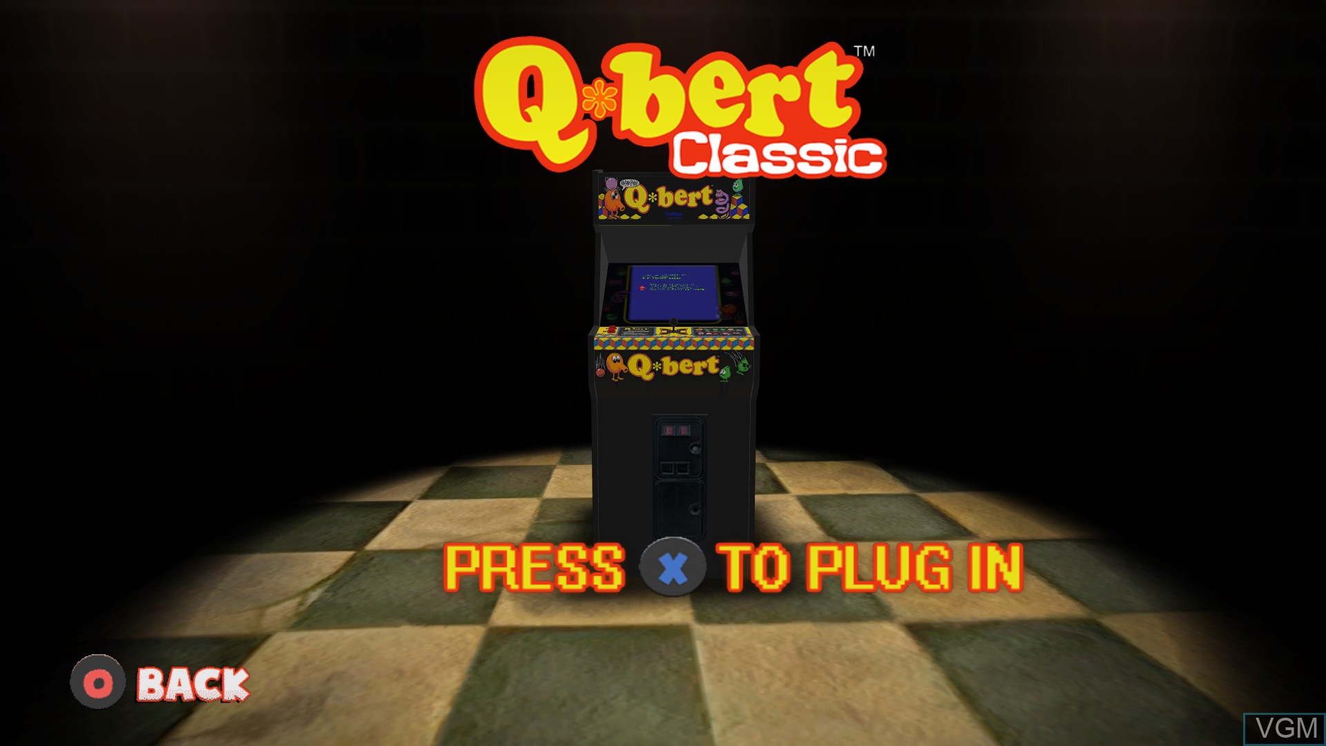 Image du menu du jeu Q*bert - Rebooted sur Sony Playstation 4