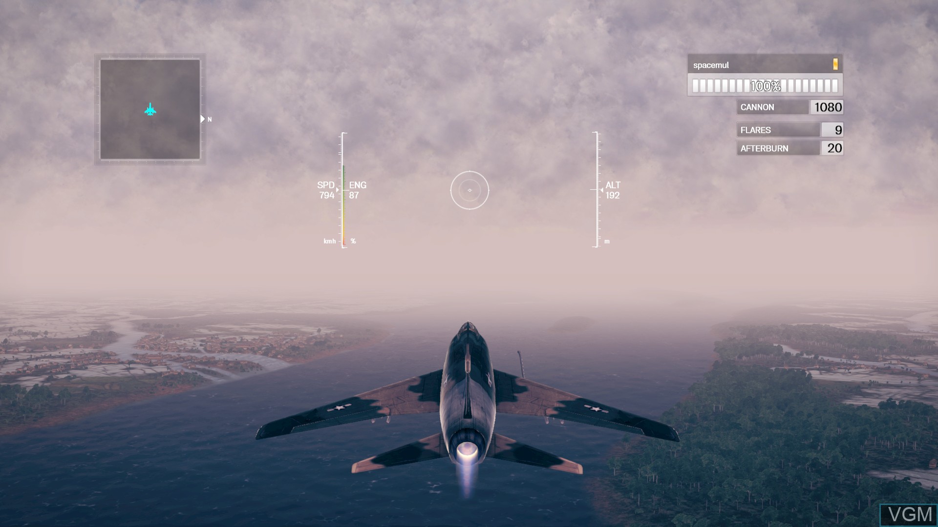 Image in-game du jeu Air Conflicts - Vietnam sur Sony Playstation 4