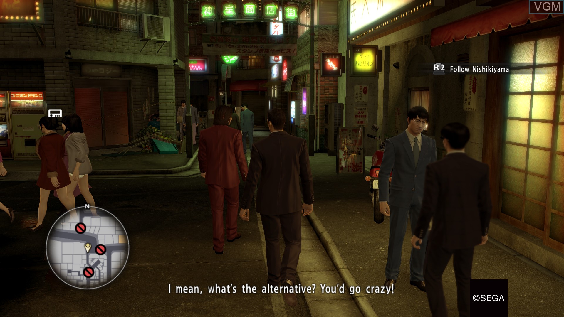 Image in-game du jeu Yakuza 0 sur Sony Playstation 4
