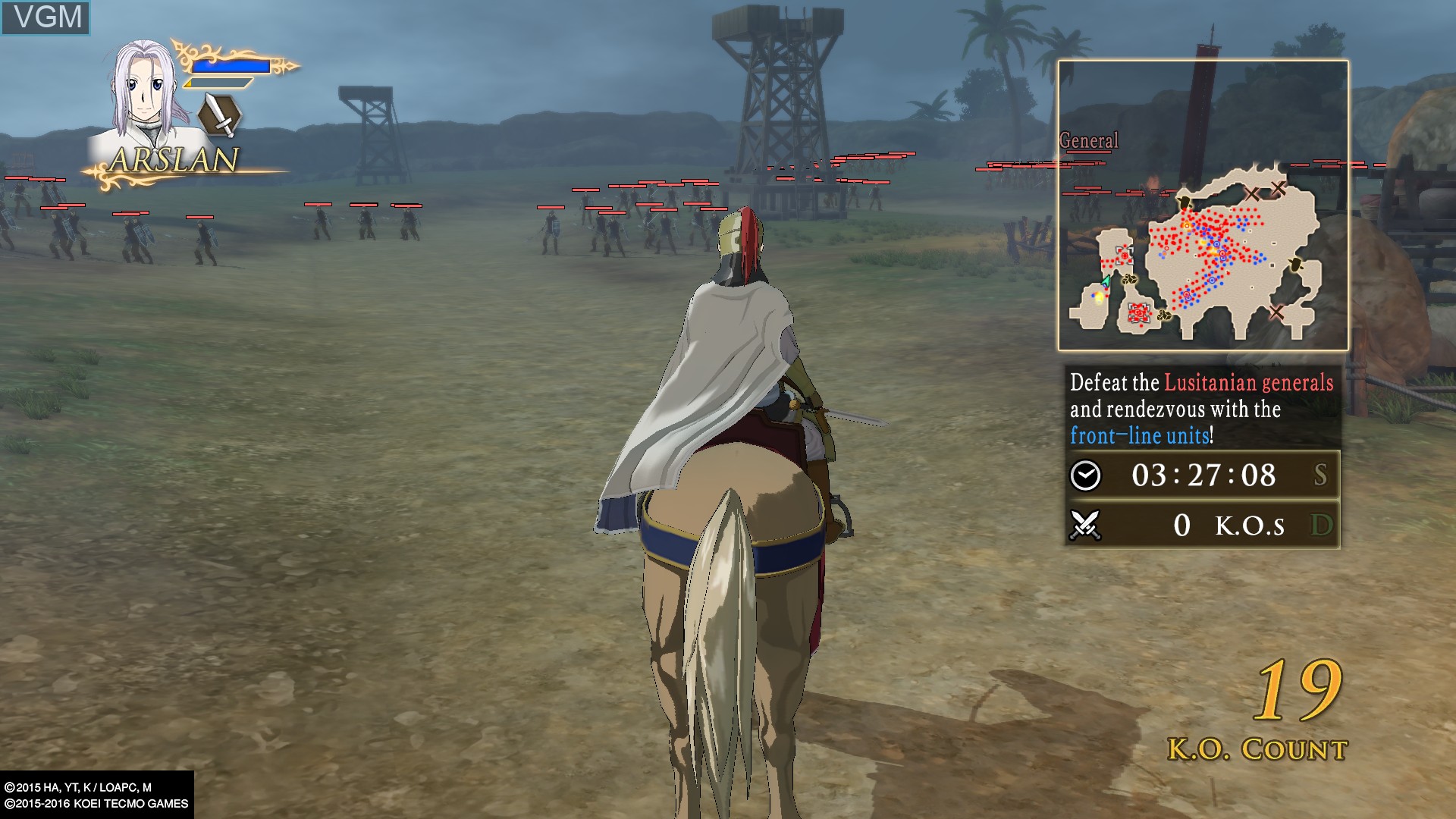 Image in-game du jeu Arslan - The Warriors of Legend sur Sony Playstation 4