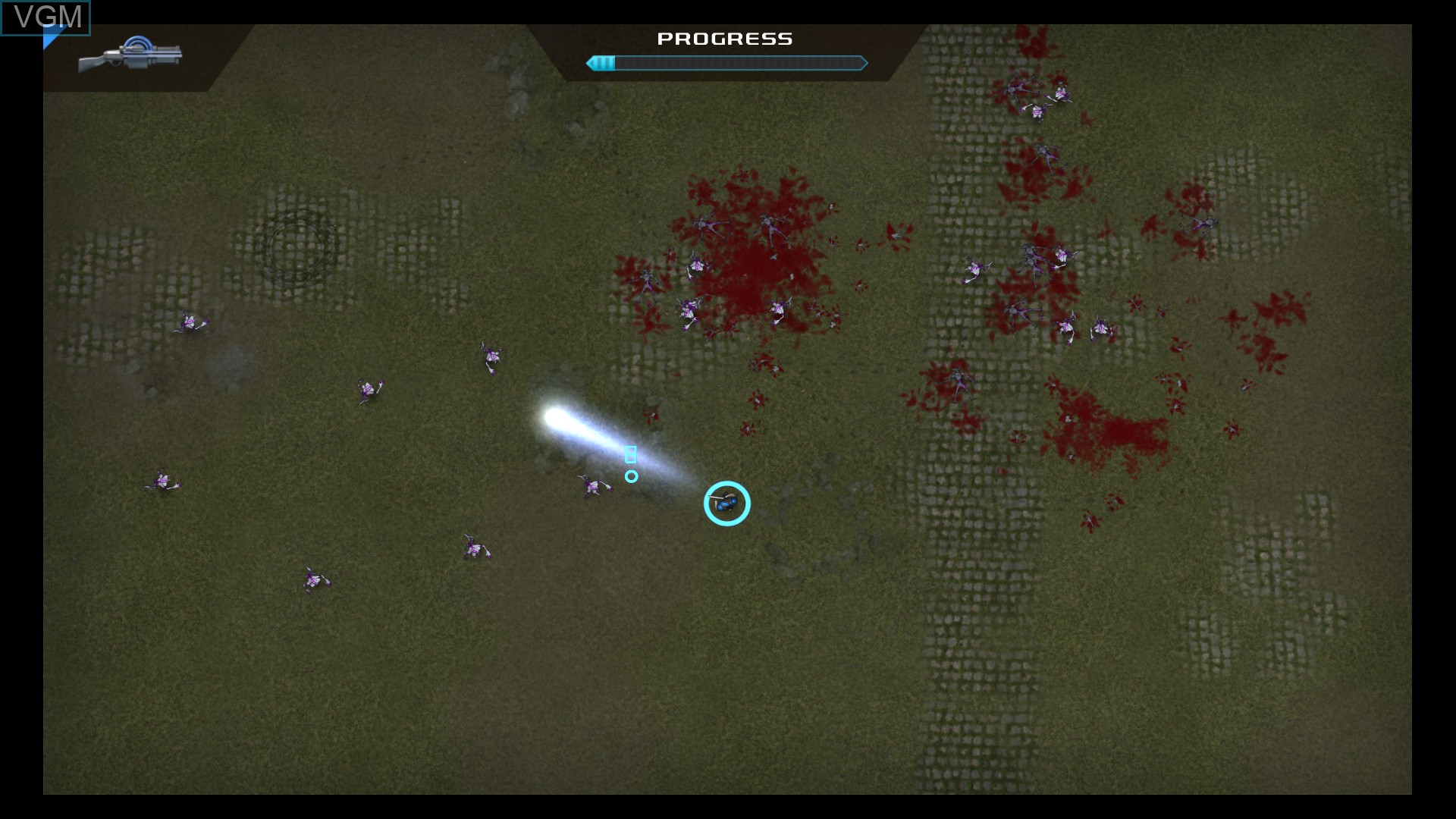 Image in-game du jeu Crimsonland sur Sony Playstation 4