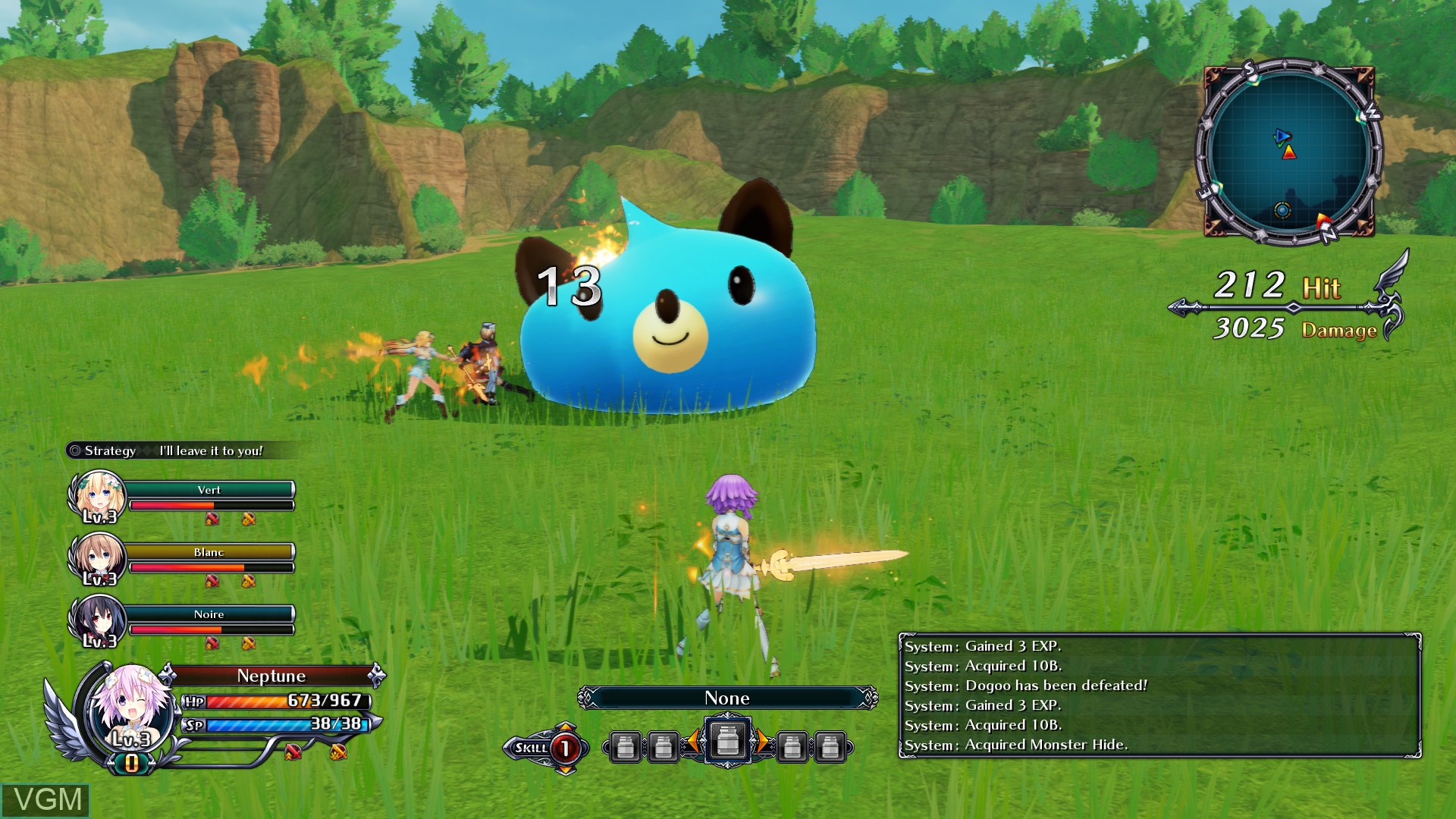 Image in-game du jeu Cyberdimension Neptunia - 4 Goddesses Online sur Sony Playstation 4