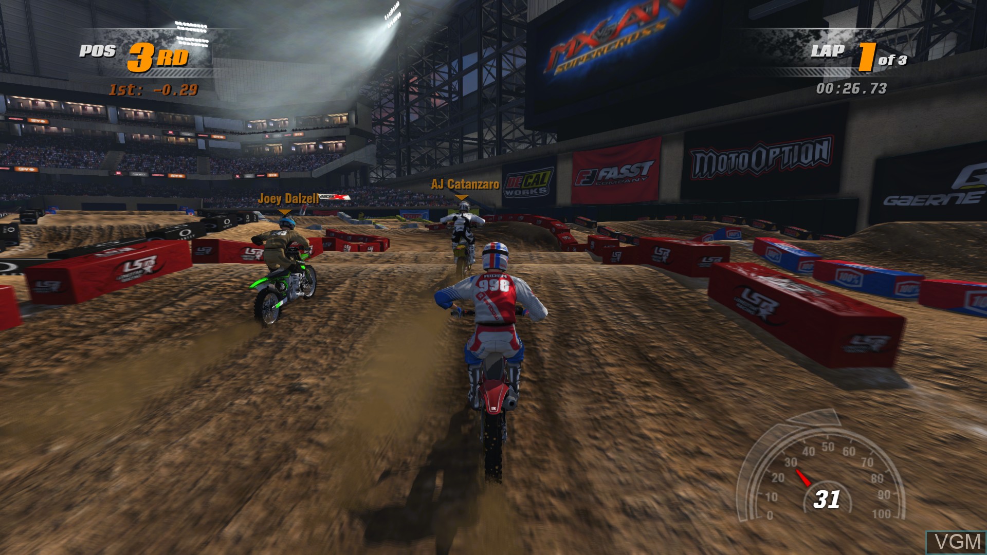 Image in-game du jeu MX vs. ATV Supercross Encore sur Sony Playstation 4