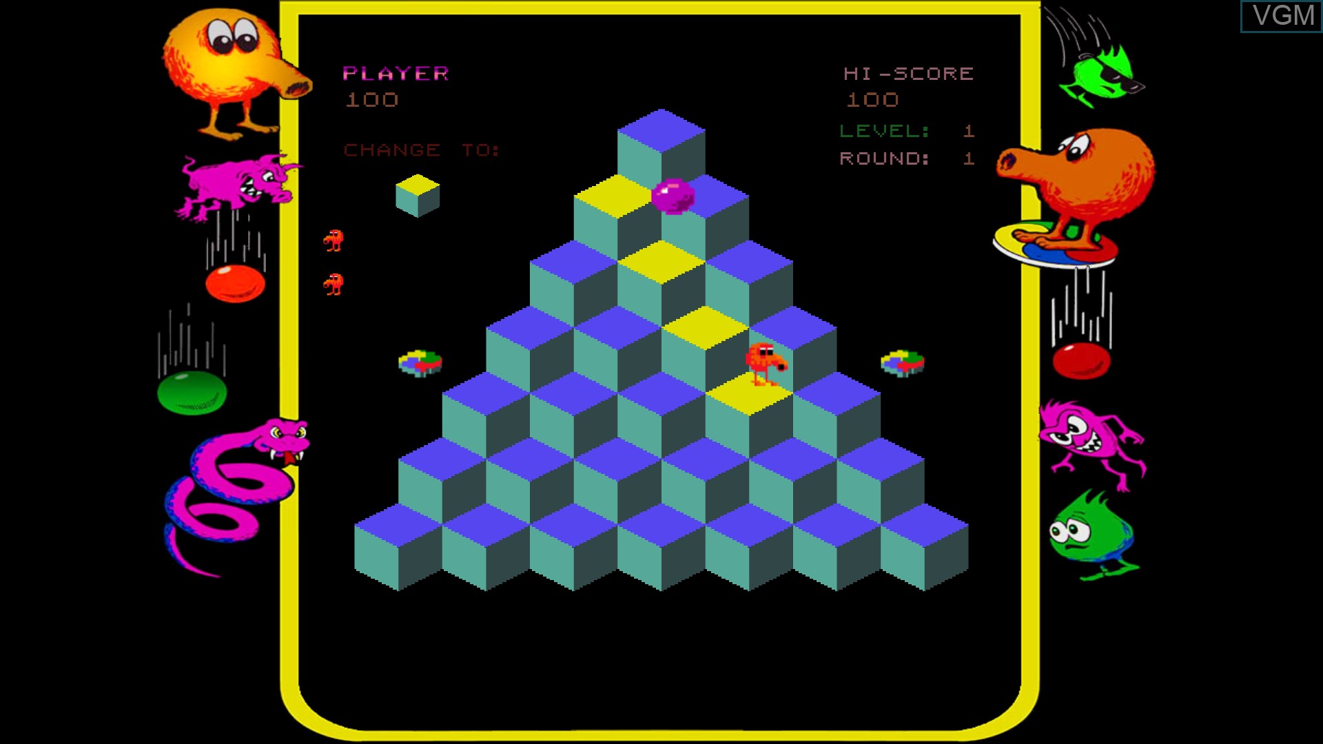 Image in-game du jeu Q*bert - Rebooted sur Sony Playstation 4