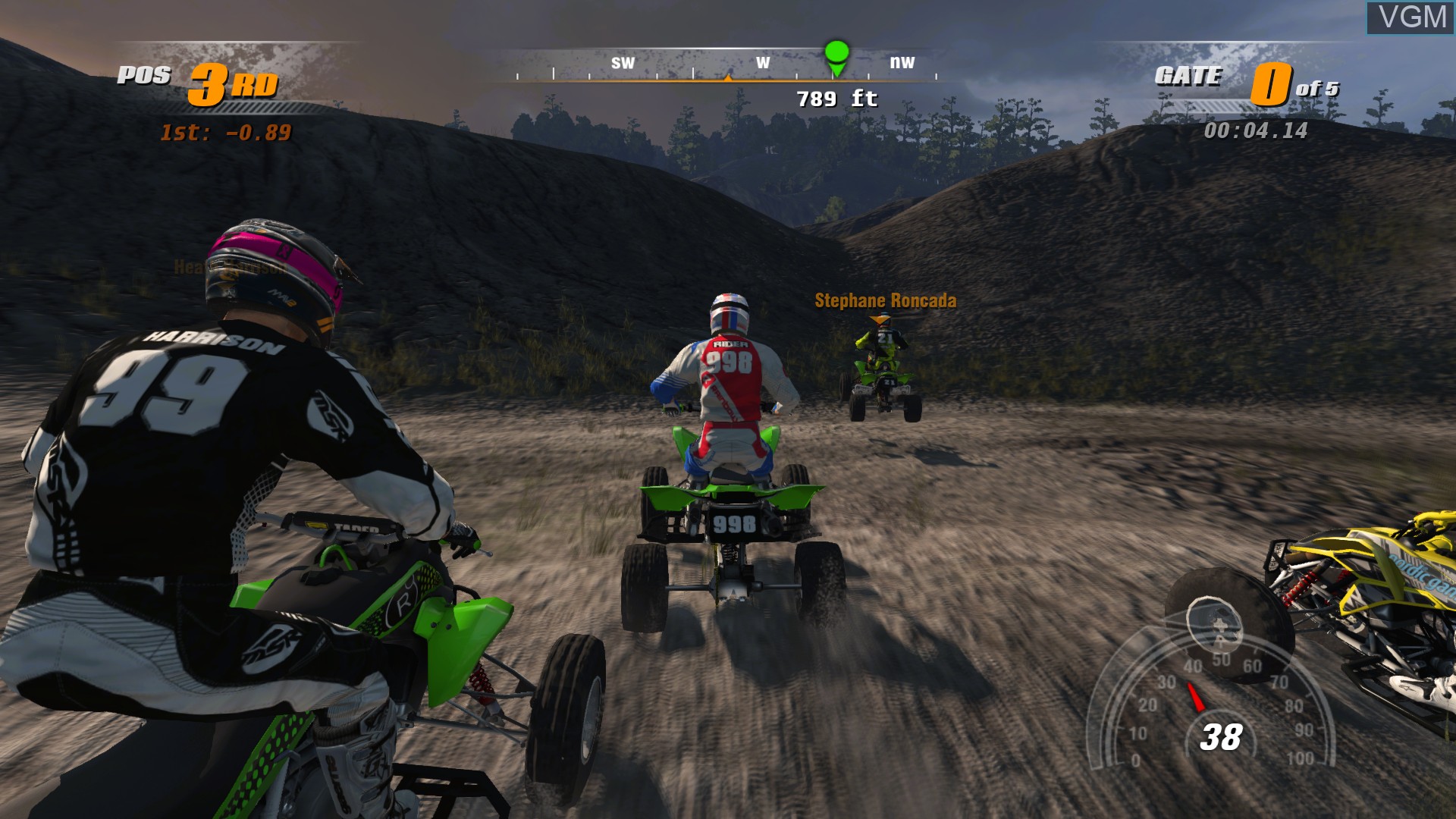 Image in-game du jeu MX vs. ATV Supercross Encore sur Sony Playstation 4