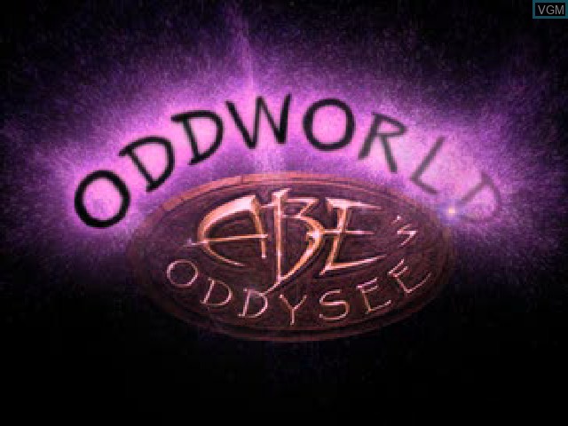 Image de l'ecran titre du jeu Oddworld - Abe's Oddysee sur Sony Playstation