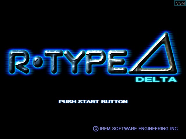 Image de l'ecran titre du jeu R-Type Delta sur Sony Playstation