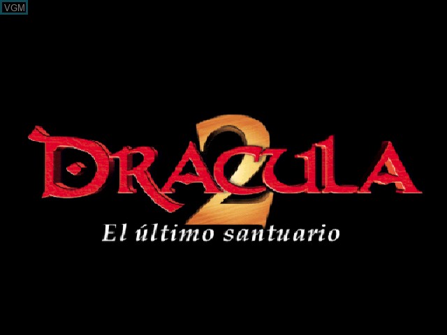 Image de l'ecran titre du jeu Dracula 2 - El Ultimo Santuario sur Sony Playstation