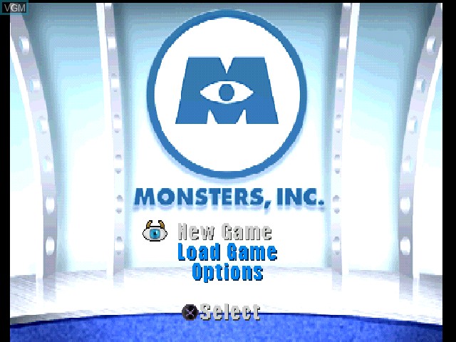 Image de l'ecran titre du jeu Monsters, Inc. Scare Island sur Sony Playstation