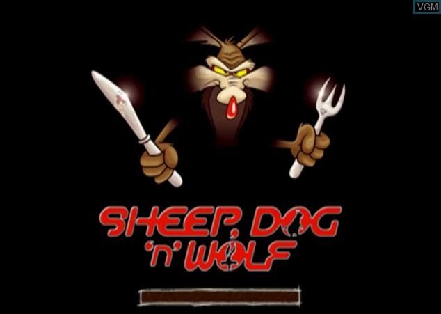 Image de l'ecran titre du jeu Sheep, Dog 'n' Wolf sur Sony Playstation