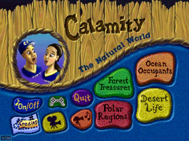 Image de l'ecran titre du jeu Calamity 1 - The Natural World sur Sony Playstation