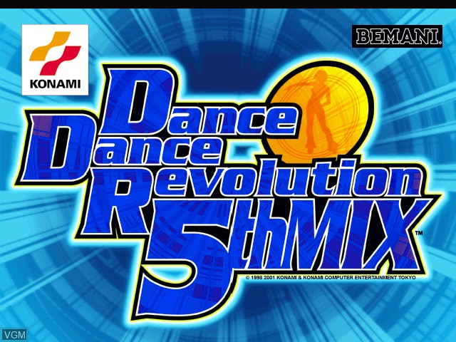 Image de l'ecran titre du jeu Dance Dance Revolution 5th Mix sur Sony Playstation