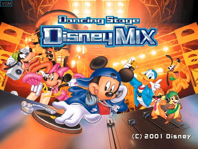 Image de l'ecran titre du jeu Dancing Stage Disney Mix sur Sony Playstation