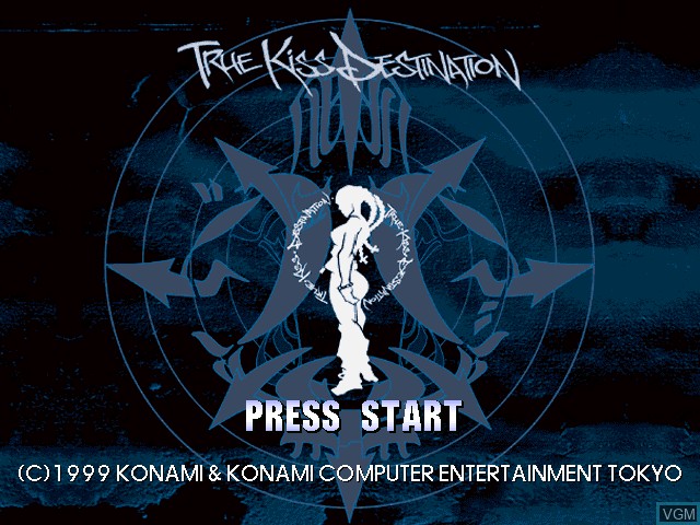 Image de l'ecran titre du jeu Dancing Stage featuring True Kiss Destination sur Sony Playstation