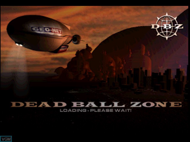 Image de l'ecran titre du jeu Dead Ball Zone sur Sony Playstation