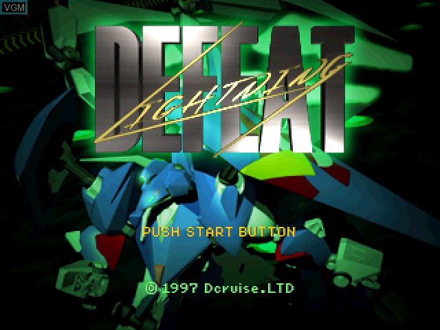 Image de l'ecran titre du jeu Defeat Lightning sur Sony Playstation