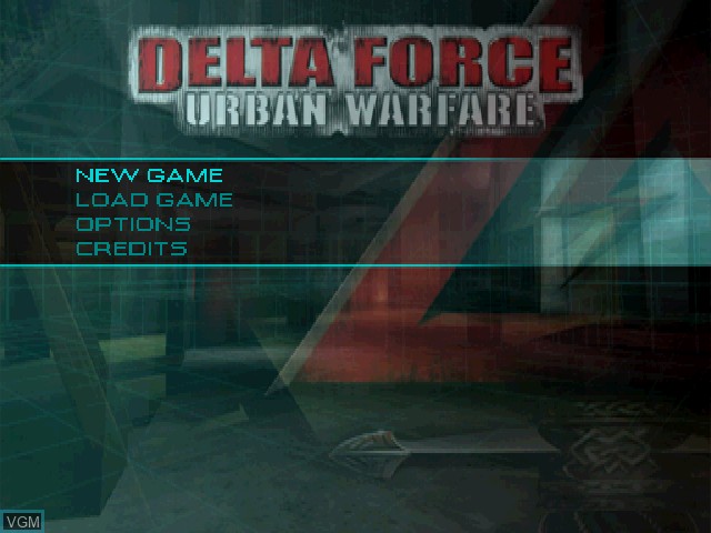 Image de l'ecran titre du jeu Delta Force - Urban Warfare sur Sony Playstation