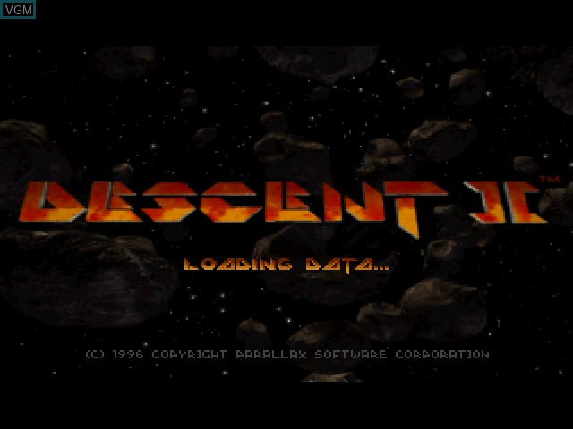 Image de l'ecran titre du jeu Descent 2 sur Sony Playstation
