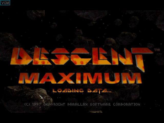Image de l'ecran titre du jeu Descent Maximum sur Sony Playstation