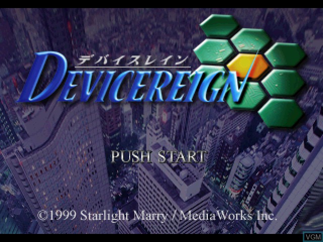 Image de l'ecran titre du jeu DeviceReign sur Sony Playstation