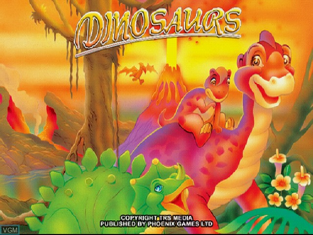 Image de l'ecran titre du jeu Dinosaurs sur Sony Playstation