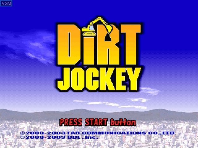 Image de l'ecran titre du jeu Dirt Jockey sur Sony Playstation