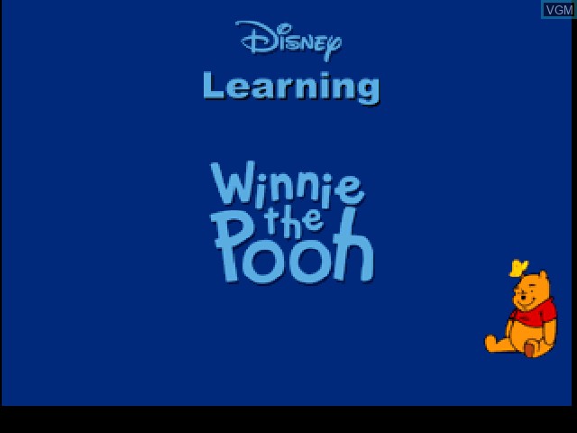 Image de l'ecran titre du jeu Disney Learning - Winnie the Pooh sur Sony Playstation