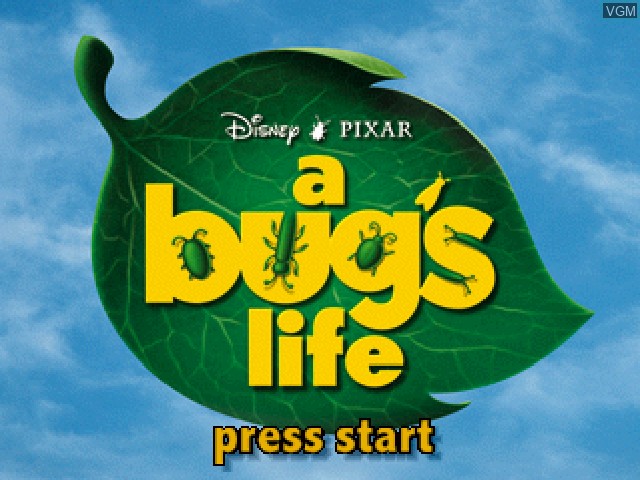 Image de l'ecran titre du jeu Bug's Life, A sur Sony Playstation