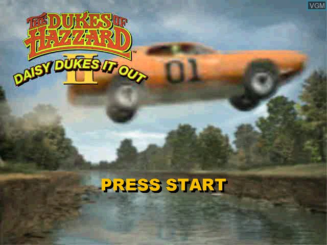 Image de l'ecran titre du jeu Dukes of Hazzard II, The - Daisy Dukes It Out sur Sony Playstation