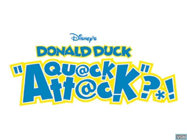 Image de l'ecran titre du jeu Donald Duck - Quack Attack sur Sony Playstation
