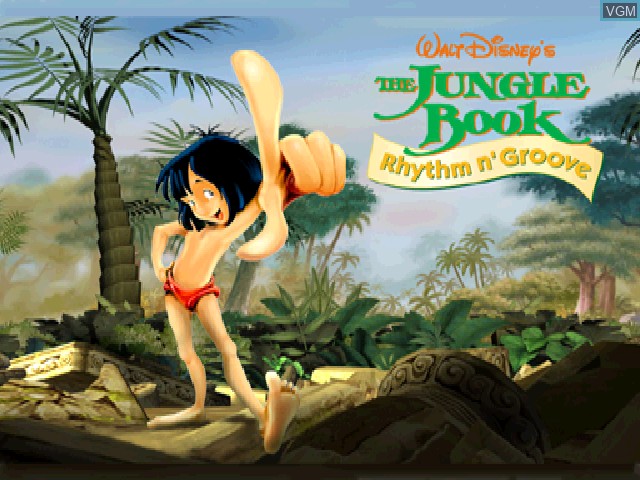 Image de l'ecran titre du jeu Jungle Book, The - Rhythm N'Groove sur Sony Playstation